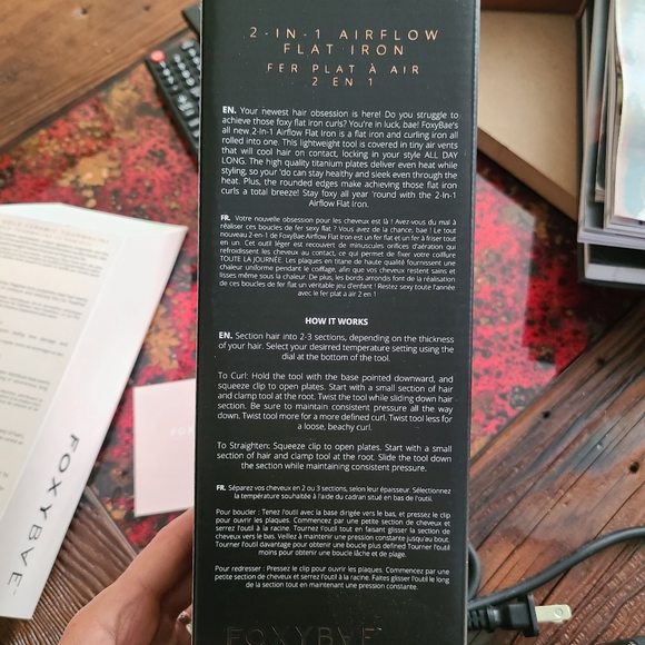 Foxybae 2 in 1 Hairflow Flat Iron - Picture 8 of 12